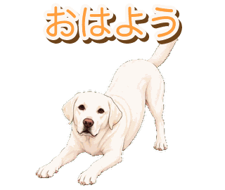 Joeyの動くスタンプ